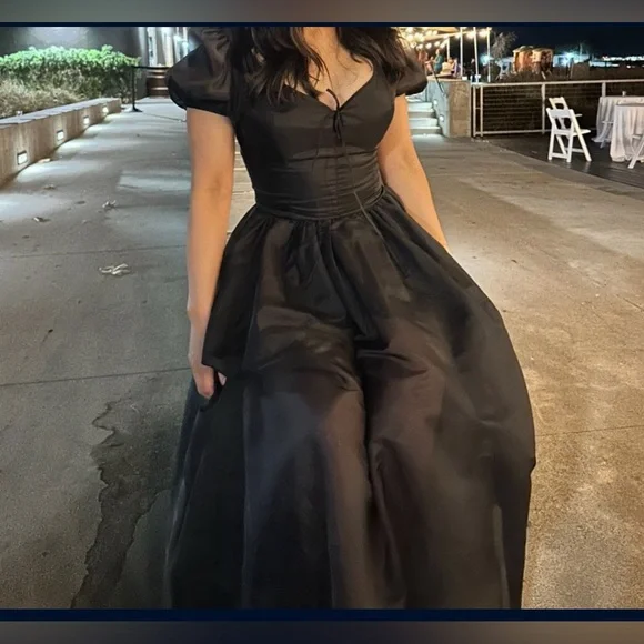 Lulu's Chic Black High Low Dress - Picture 3 of 4